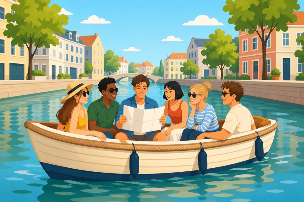 Varen door de grachten